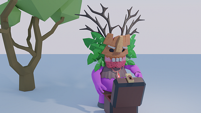 3D Tiki Shaman 3d