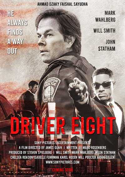 Poster Film Driver Eight 3d