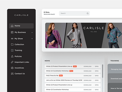 Luxury Fashion Brand Stylist Web App Development digital product digital transformation iop development ui ux design web design web sales portal