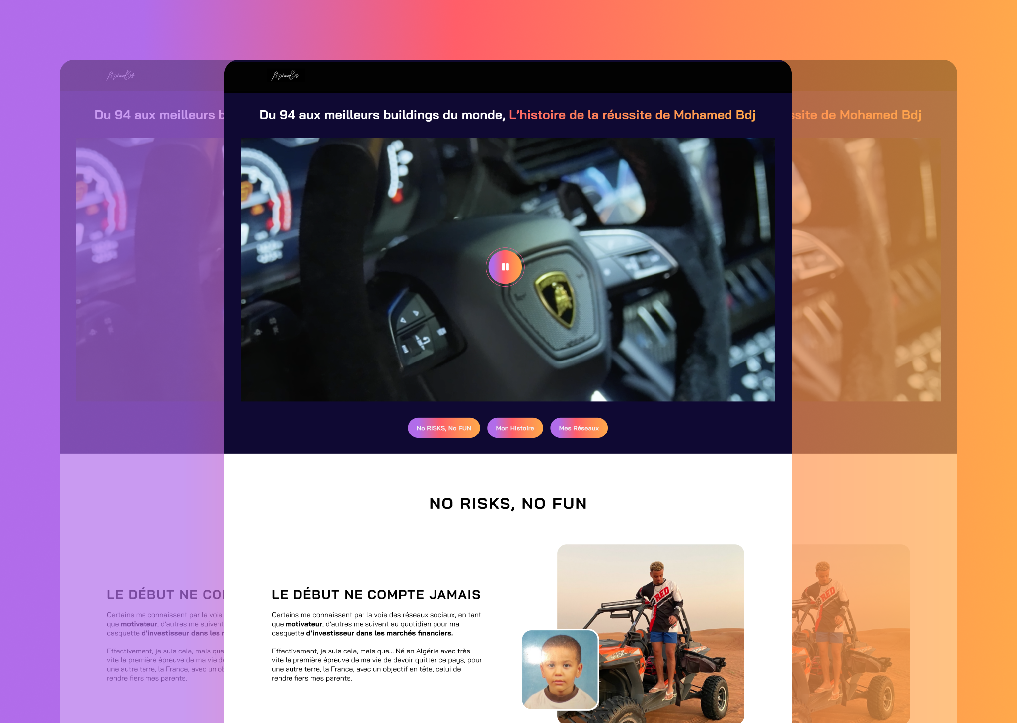 Example of Modern & Responsive Figma Website Design