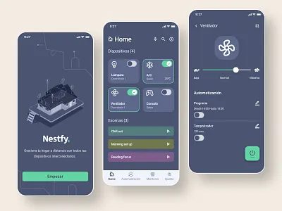 IoT App design app iot ui ux