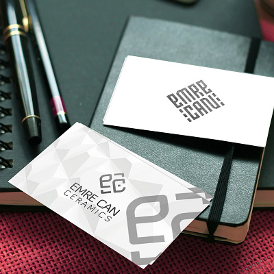 Card Design for my friend EC branding card graphic design logo