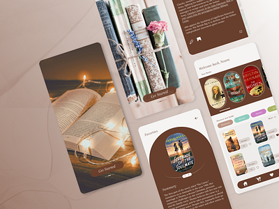 The books addict app books design motion graphics ui ux