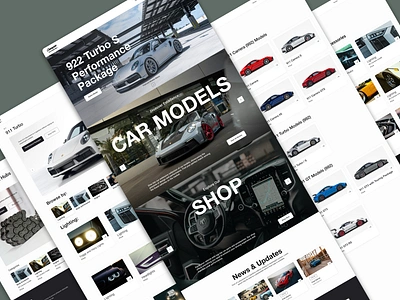 Champion Motorsports - Porsche Autoparts Website autoparts car car rental website porsche 911 porsche design ui design uiux web development