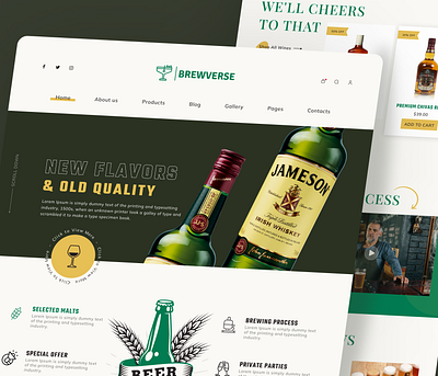 Bar & Restaurant Landing Page clean web design eating food food and beverage food menu foodwebdesign landing page landingpage minimal design restaurant restaurant app restaurant website resturent trendy design ui ux web web design website