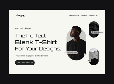 Clothes Store Hero section design hero landing page ui web design