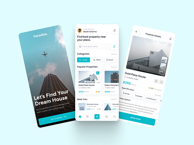 Real Estate Mobile App app design design graphic design mobile app mobile design product design real estate app ui uiux