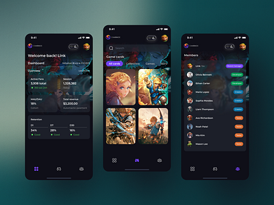 Game CMS Platform App branding graphic design logo ui