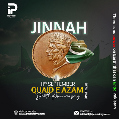 Death Anniversary Of Jinnah animation branding graphic design logo ui