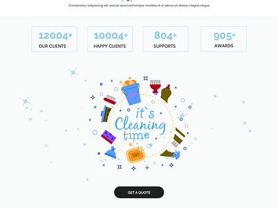 House Cleaning Website graphic design house cleaning website ui