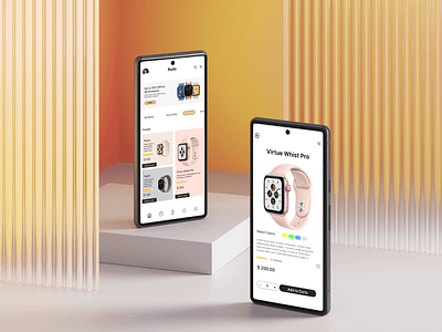 Watch App Pages branding design graphic design illustration landnig pages logo motion graphics ui ux vector watch app web design