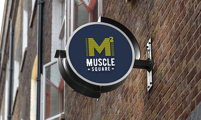 Muscle Square Gym - Brand Identity linkedin