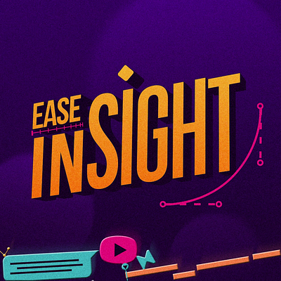 Logo Animation - EaseInsight Podcast 2d animation after effects animation gif graphic design illustration logo motion graphics