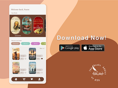 PlayStore - The books addict branding design ui ux