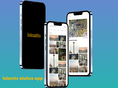 ISLAMITE APP (Islamic status app) branding design full app graphic design illustration islamite app logo motion graphics ui ux vector web design