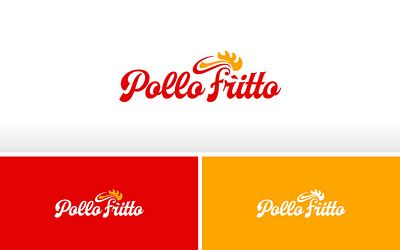 Pollo Fritto abstract logo brand identity creative logo graphic design logo minimal logo