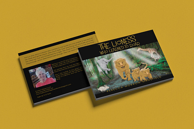 Book Cover for The Lioness book illustration ebook cover illustration kids book cover