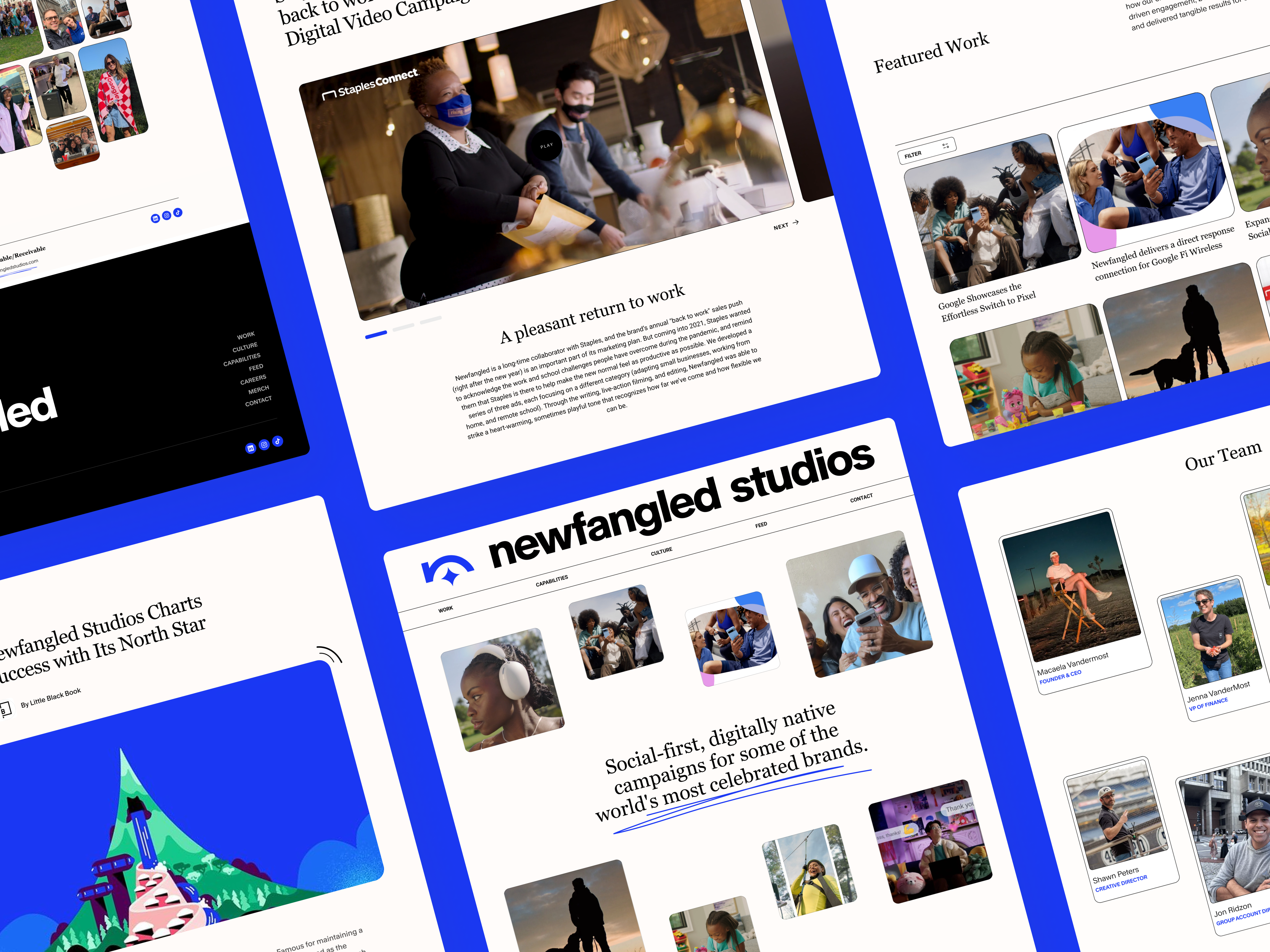 Example of Newfangled Studioes Redesign