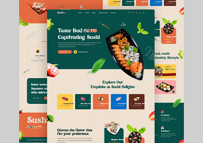 Sushi Shop website landing page branding homepage japanese food japanese restaurant landing page sashimi platter sushi food sushi landing page sushi recipe sushi restaurant sushi rolls sushi shop sushi shop menu sushi website ui uiux ux web design website