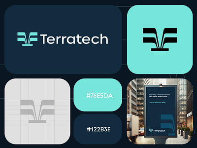 TerraTech Branding brand branddesign branding design fintech icon illustrator logo logo design logodesign logos