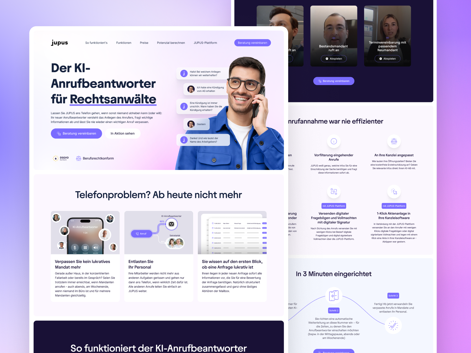 Example of Landing Page & Marketing Website Design