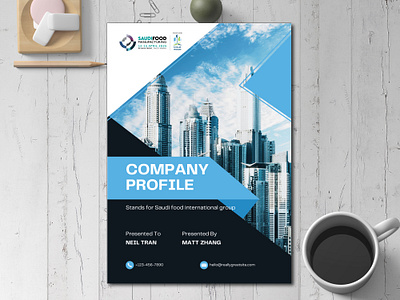 company profile design a4 brochure brand identity brochure business profile company profile flyer template