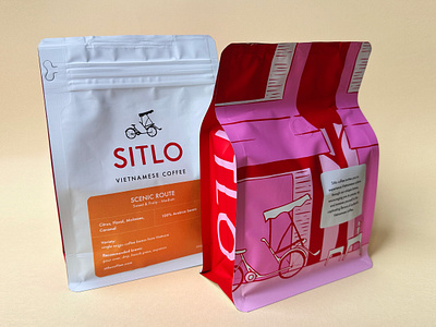 Sitlo Coffee Packaging branding design illustration packaging