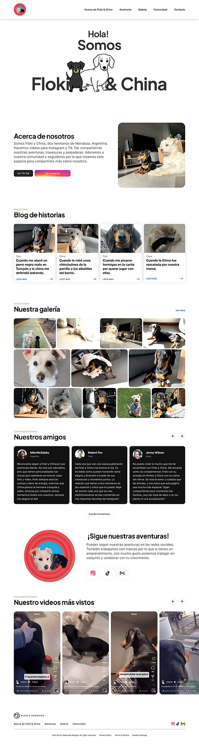 Responsive Dogs Landing Page digs fandom landing page uxui