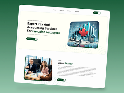 Professional Tax and Accounting Services Website app branding dashboard design3 graphic design logo mobile design prototyping ui ui ux ux web design wireframing