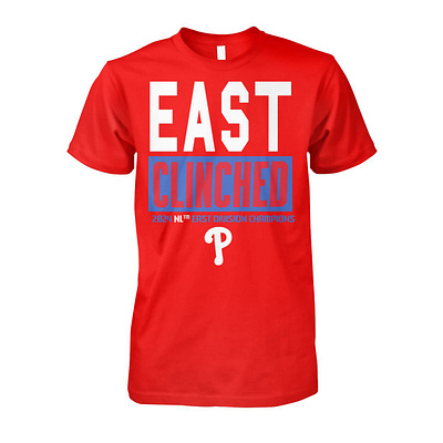 Phillies NL 2024 East Clinched Shirt design illustration