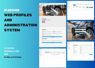 Web Profiles and Administration System administration system ui ui design web design web profiles web profiles design