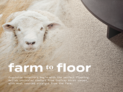 Godfrey Hirst | Farm to Floor | Trade Ad