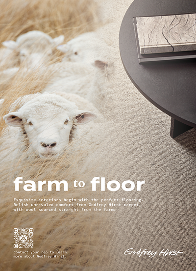 Godfrey Hirst | Farm to Floor | Trade Ad