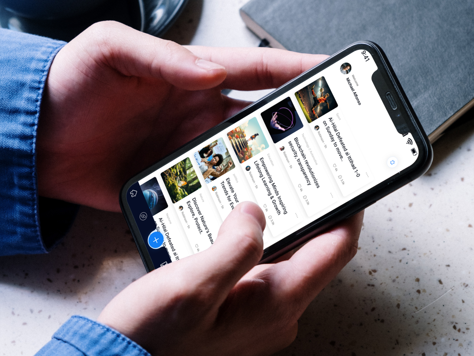 Example of Mobile & Web Apps Interface UI/UX Design