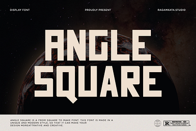 Angle Square - Geometric Sans Font brand brand font branding branding font display display font font geometric geometric font isometric isometric font sans sans font sans serif sans serif font sqaure font square