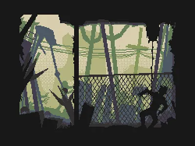 7 hours war 16 bit 3d 8 bit animation bit branding design graphic design half life illustration logo motion graphics pixel ui