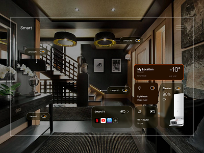 Smart Home | UI Design ai branding design home landing smart ui ux