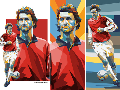 Tony Adams ball colorful design fanart football illustration inspirational legendary portrait sport sport player sports vector vectorart