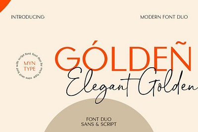 Elegant Golden - Duo Font casual chic classic classy cursive duo font elegant font duo harmony invitation ligature magazine wedding