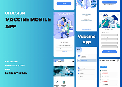 Vaccine Mobile App mobile app ui ui design vaccine mobile app