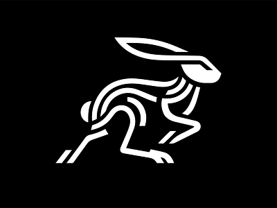 LOGO - RABBIT branding design express graphic design icon identity illustration logo marks rabbit rabbits run seed speed symbol ui