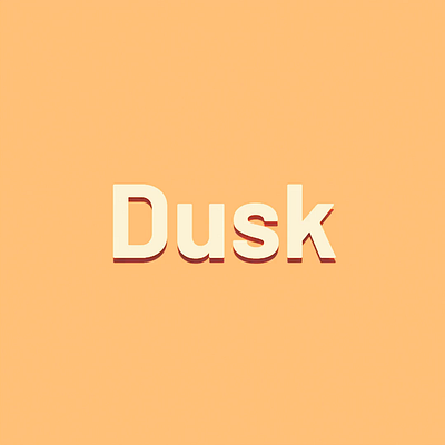 Dusk 3d abstract animation design dusk motion vibrant