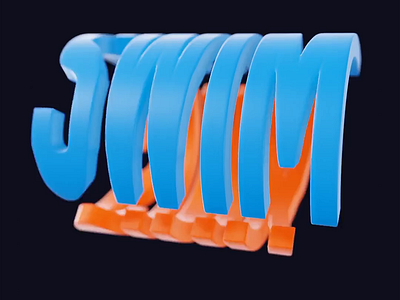 Sink or Swim 3d abstract animation motion sink swim typography vibrant