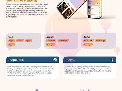 Online bookstore UX case study case study interactive design logo ui ux uxui web design