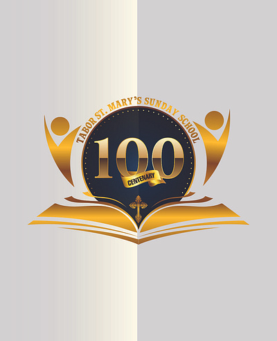 Logo for the 100th anniversary of Sunday School in Kerala. 100 anniversary branding graphicdesign logo vector