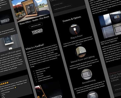 Yard Pod branding design seo web design website