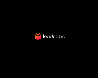 leadcat.io ai animal cat design graphic design icon illustration logo modern