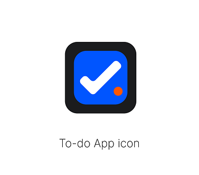 To-do App Icon Design android app app icon logo management minimal task todo vibrant