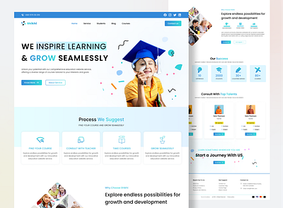 Shikhi E-learning UI education elearning graphic design ui uiux website