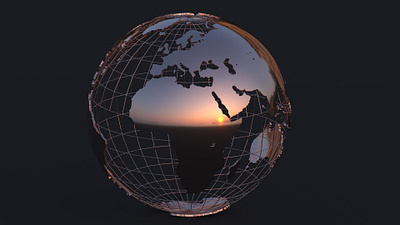 Stylized 3D model of planet Earth 360 3d 3dmodel animation earth frame game globe map model planet quality ready stylized turbosquid vr wire world